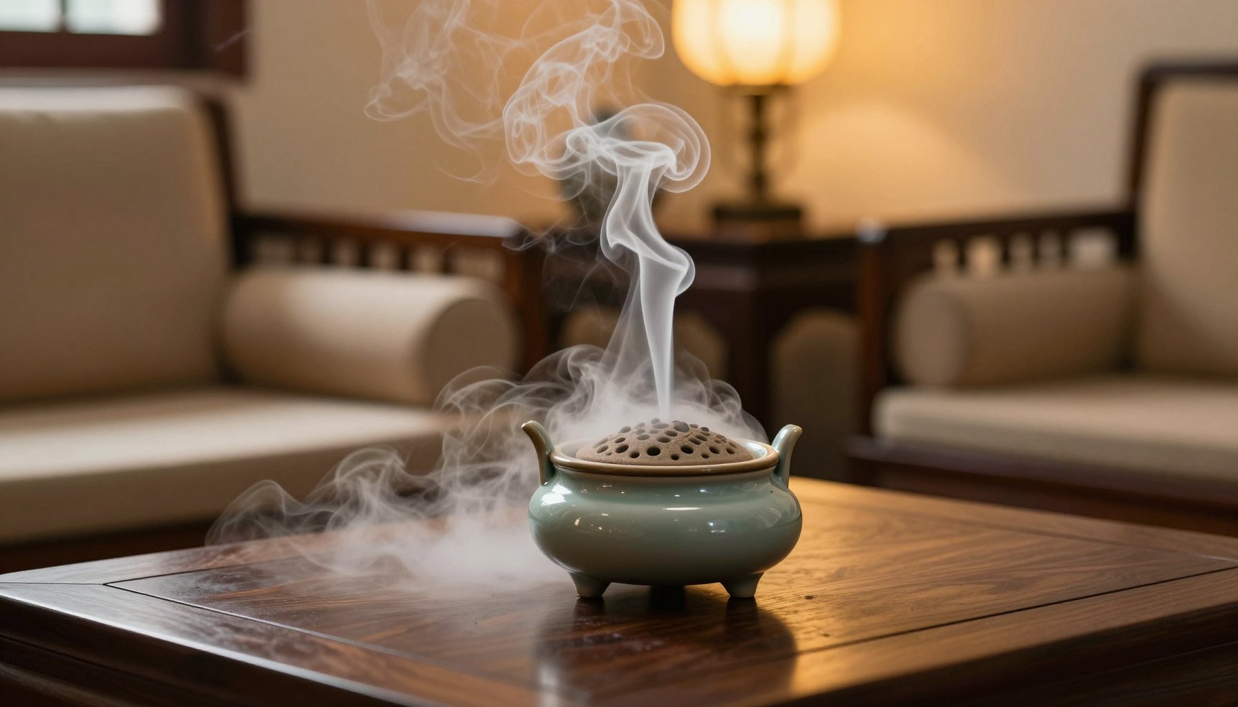 Cách dùng thác khói trầm hương chuẩn giúp khói chảy ngược đẹp mắt