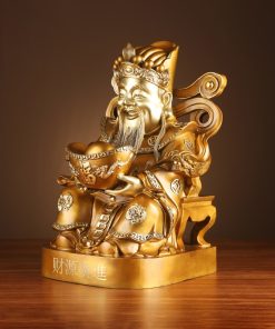 Tượng phật decor Thần Tài chiêu tài tiến bảo 16×15×27cm 2
